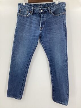 Buck Mason Maverick Slim Straight Blue Jeans